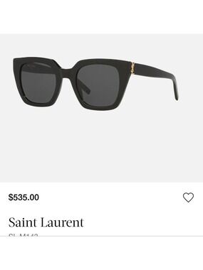 NWT Authentic Yves Saint Laurent Sunglasses